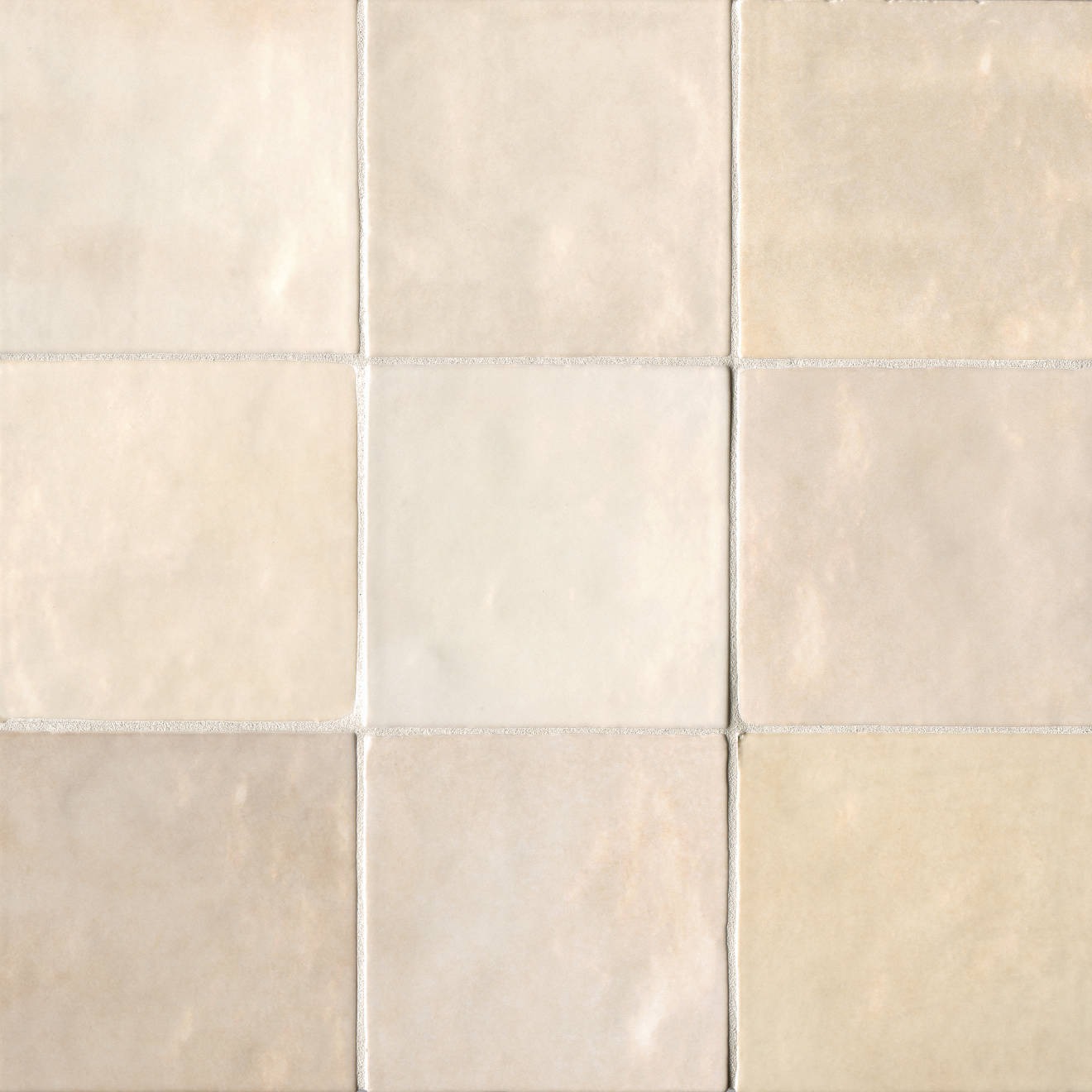 Cloe 5''x5'' Ceramic Tile in Creme