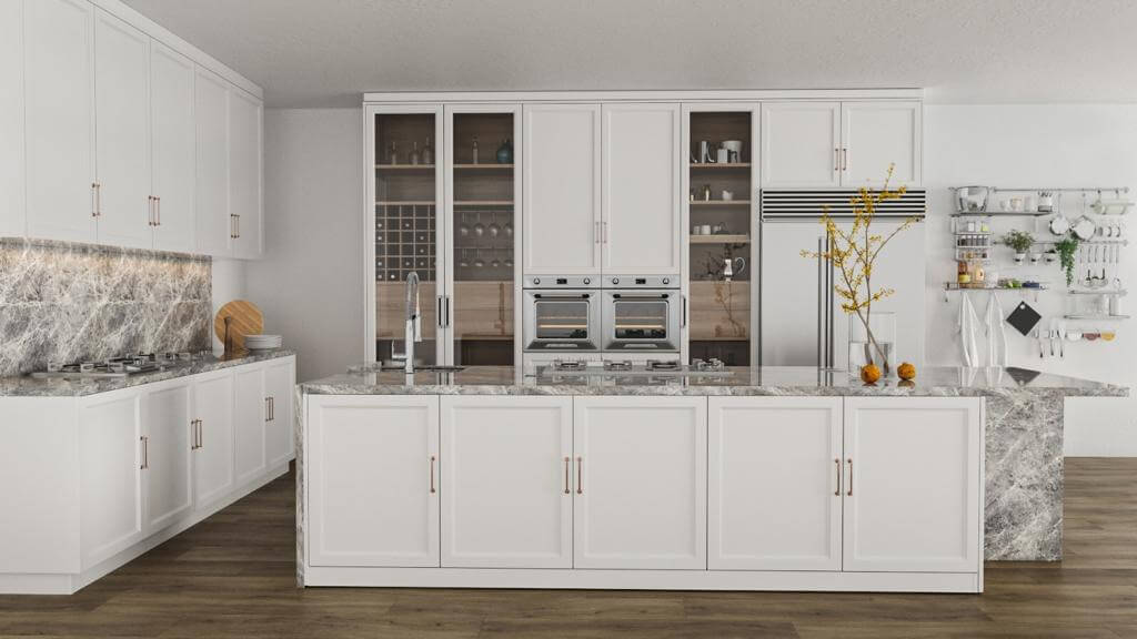 Lacquer Kitchen Cabinet 06