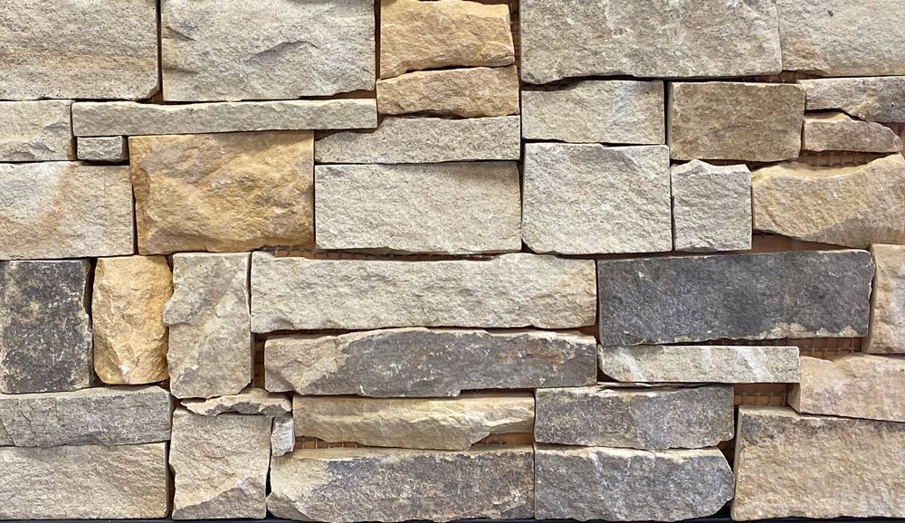Mixed Rockface Panel