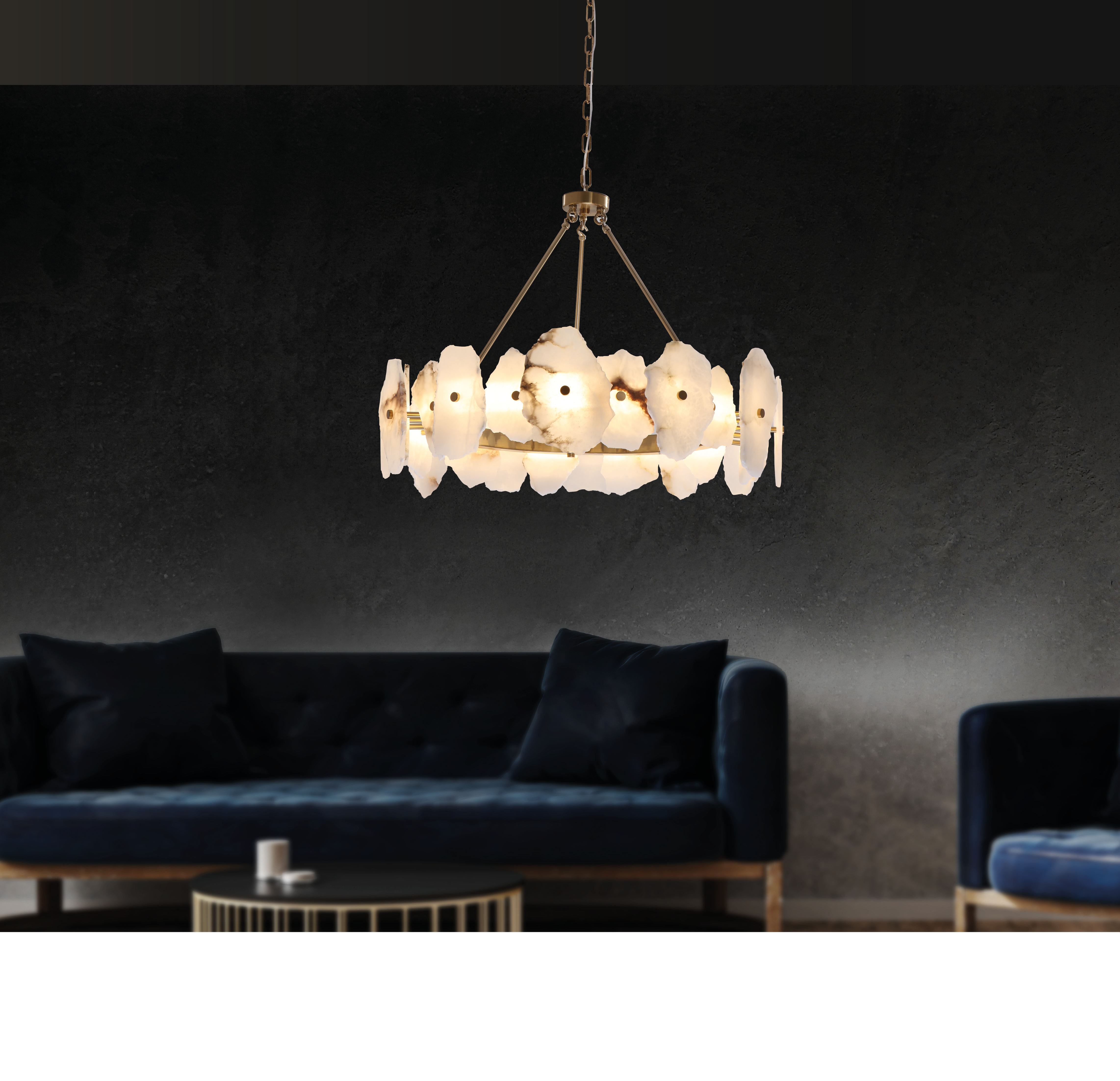 Anvers- Marble Chandelier
