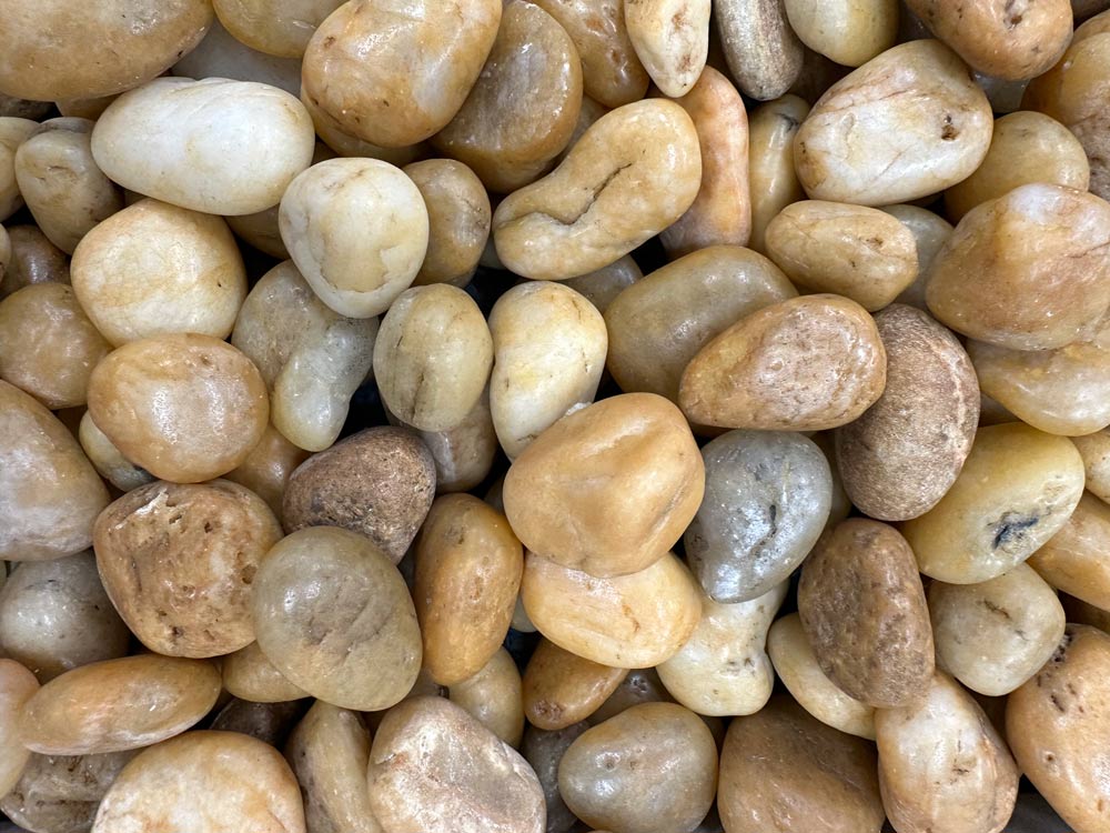 Yellow Polished Pebbles