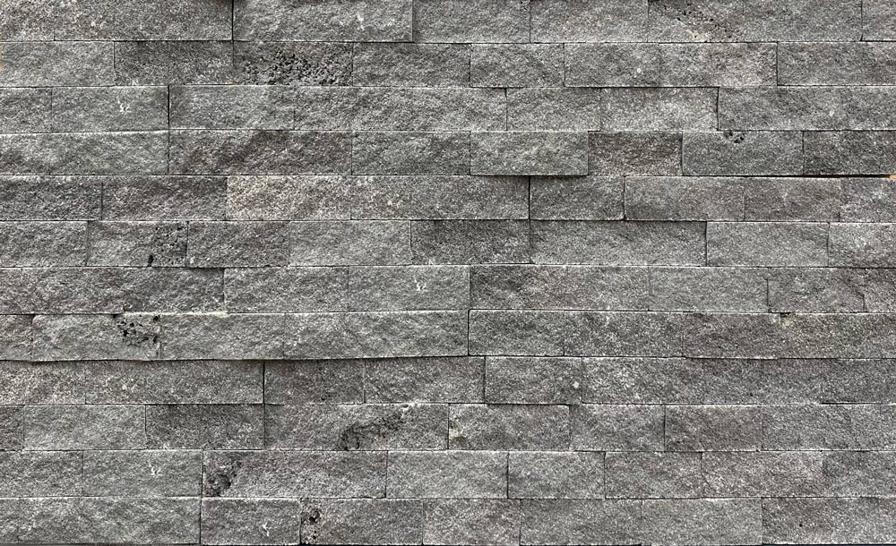 Black Basalt Splitface Ledger Panel