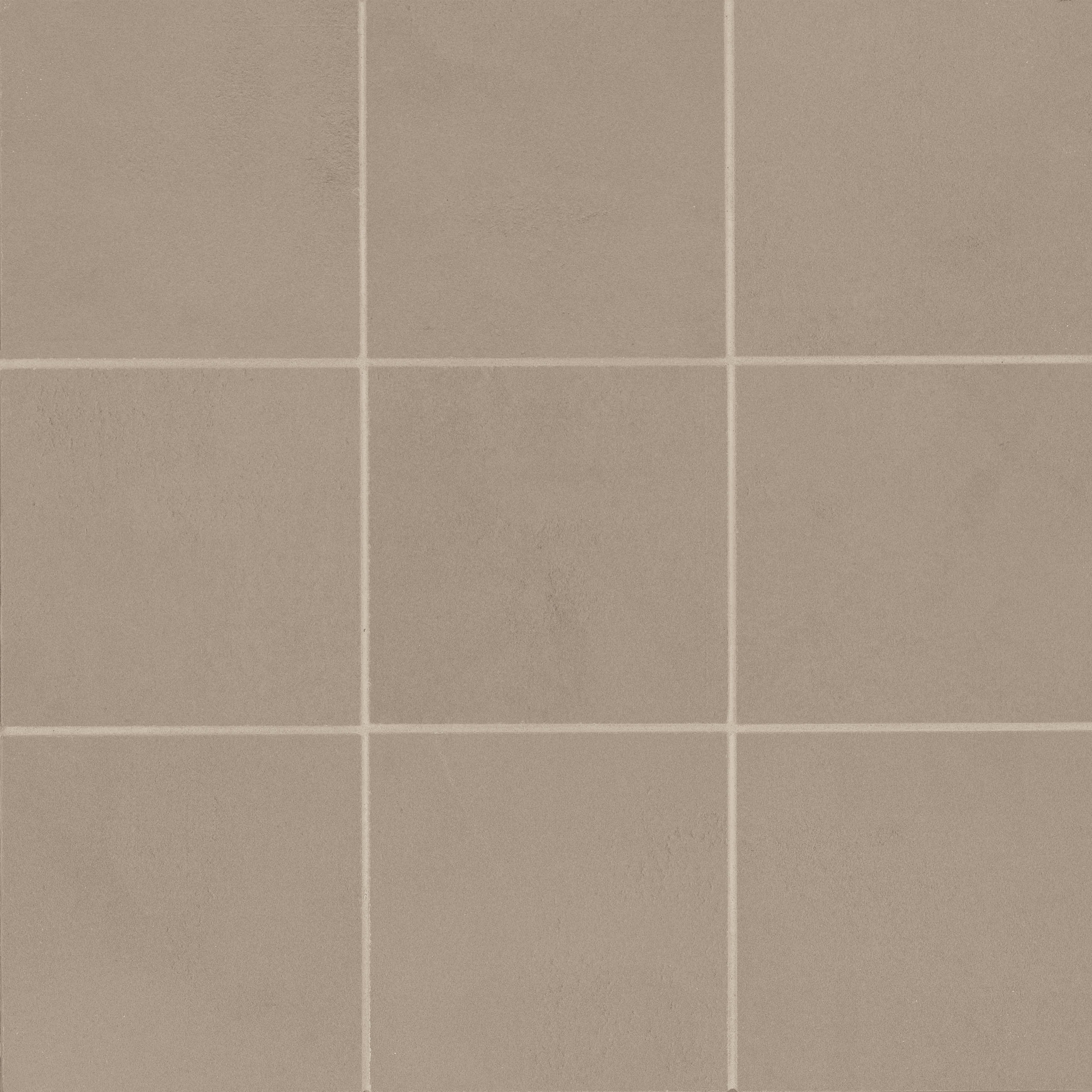 Sahara 4" x 4" Porcelain Mosaic Tile in Taupe