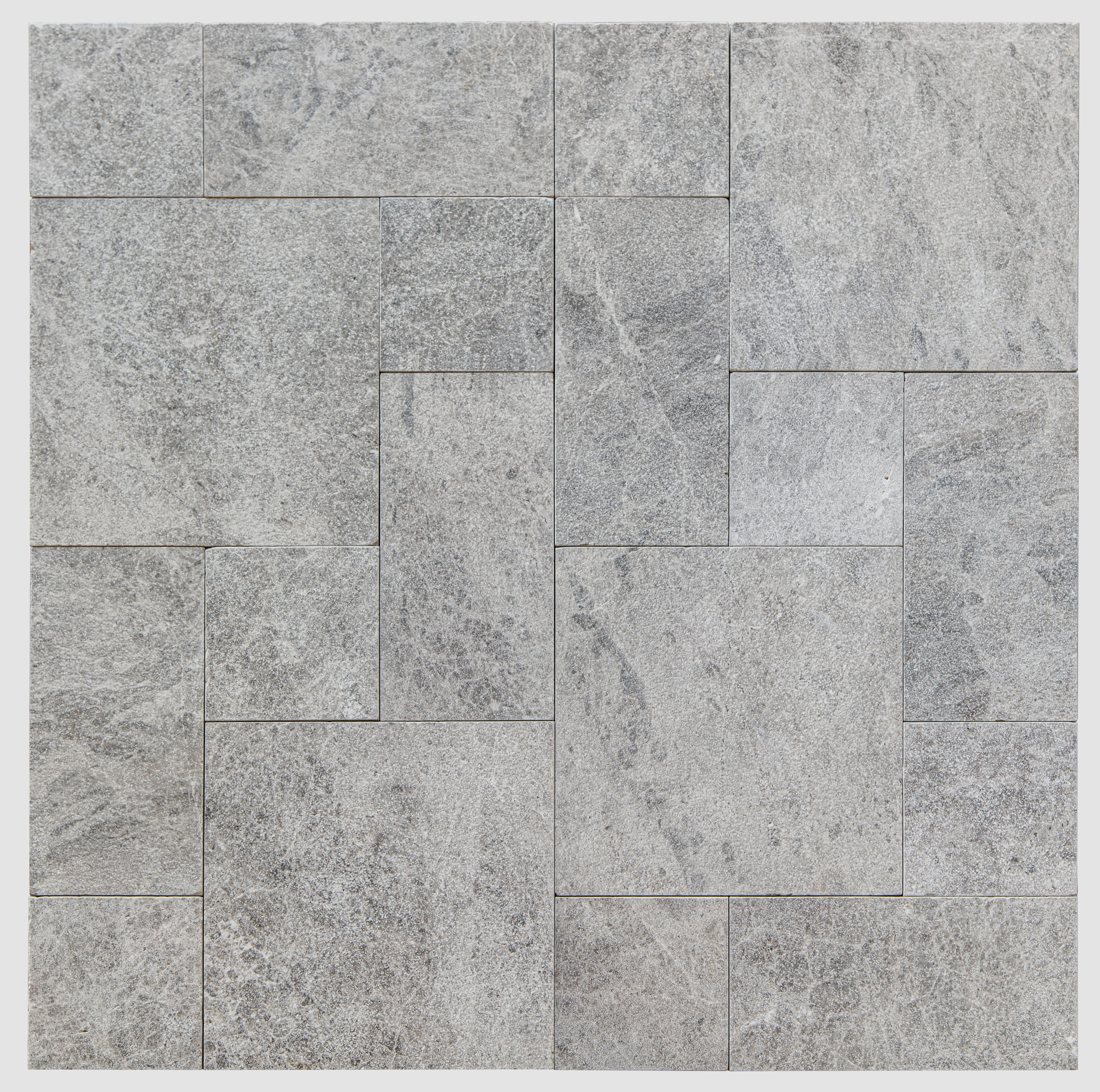 Tundra Marble Roman Pattern Leathered Paver